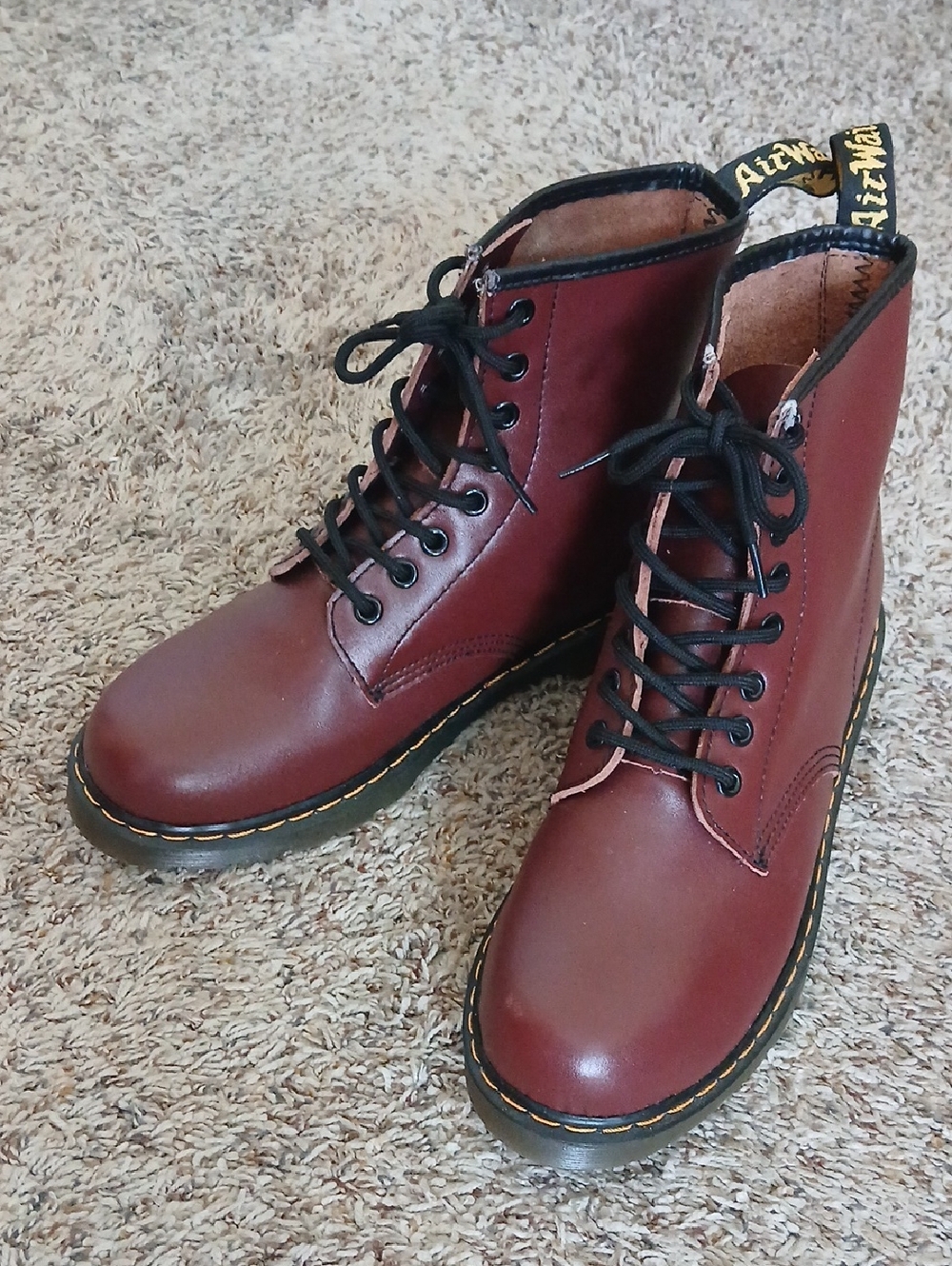 DR MARTENS CHERRY RED (PLEASE READ FULL DESCRIPTION) - Picture 1 of 12